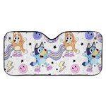 Bluey, Bluey merch, Bluey pattern, Bluey Bluey, bingo, Bluey design, bluey dog Car Windshield Sunshade Bluey, Bluey merch, Bluey pattern, Bluey Bluey, bingo, Bluey design, bluey dog Car Windshield Sunshade