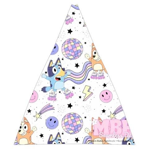 Bluey, Bluey merch, Bluey pattern, Bluey Bluey, bingo, Bluey design, bluey dog Automatic Folding Umbrella with Case (Medium) from ArtsNow.com 17.22 x19.95  Umbrella - 2