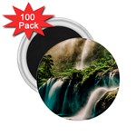 Waterfall Rocks Jungle Forest 2.25  Magnets (100 pack) 