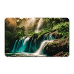 Waterfall Rocks Jungle Forest Magnet (Rectangular)