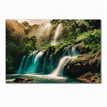 Waterfall Rocks Jungle Forest Postcard 4 x 6  (Pkg of 10)