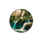 Waterfall Rocks Jungle Forest Hat Clip Ball Marker (4 pack)