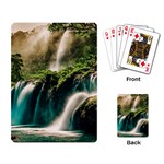 Waterfall Rocks Jungle Forest Playing Cards Single Design (Rectangle)