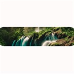 Waterfall Rocks Jungle Forest Large Bar Mat