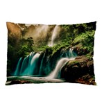 Waterfall Rocks Jungle Forest Pillow Case