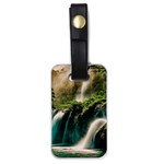 Waterfall Rocks Jungle Forest Luggage Tag (one side)