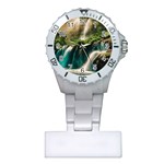 Waterfall Rocks Jungle Forest Plastic Nurses Watch