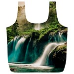 Waterfall Rocks Jungle Forest Full Print Recycle Bag (XL)