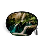 Waterfall Rocks Jungle Forest Accessory Pouch (Small)
