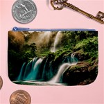 Waterfall Rocks Jungle Forest Large Coin Purse