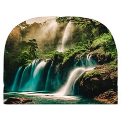 Waterfall Rocks Jungle Forest Make Up Case (Medium) from ArtsNow.com Back