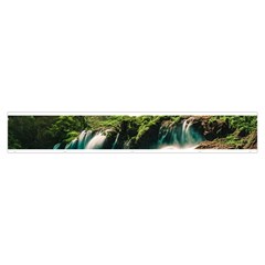 Waterfall Rocks Jungle Forest Make Up Case (Medium) from ArtsNow.com Zipper Back