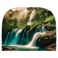 Waterfall Rocks Jungle Forest Make Up Case (Large) from ArtsNow.com Back