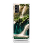 Waterfall Rocks Jungle Forest Samsung Galaxy S20 6.2 Inch TPU UV Case