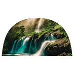Waterfall Rocks Jungle Forest Anti Scalding Pot Cap