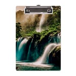 Waterfall Rocks Jungle Forest A5 Acrylic Clipboard