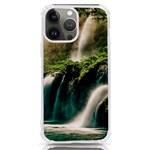 Waterfall Rocks Jungle Forest iPhone 13 Pro Max TPU UV Print Case
