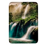 Waterfall Rocks Jungle Forest Rectangular Glass Fridge Magnet (4 pack)