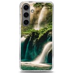 Waterfall Rocks Jungle Forest Samsung Galaxy S24 6.2 Inch TPU UV Case