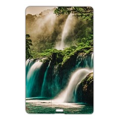 Waterfall Rocks Jungle Forest Name Card Style USB Flash Drive from ArtsNow.com Front