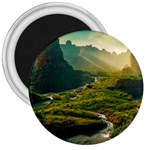 Mountains Trees Forest 3  Magnets