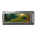 Mountains Trees Forest Superlink Italian Charm (9mm)
