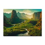 Mountains Trees Forest Sticker A4 (100 pack)