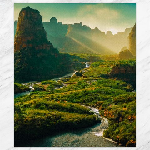 Mountains Trees Forest Canvas 8  x 10  from ArtsNow.com 8.15 x9.66  Canvas - 1