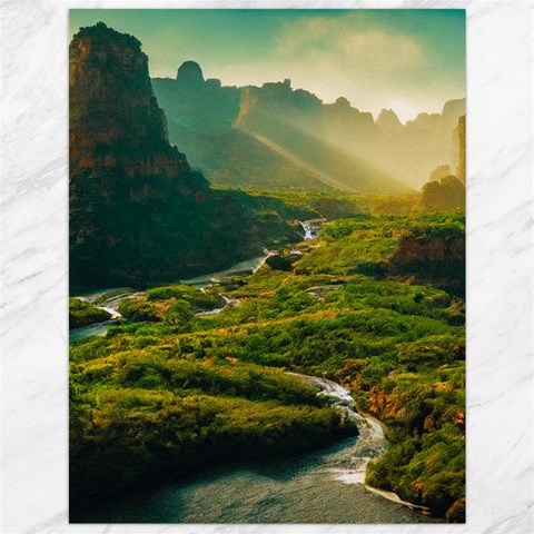 Mountains Trees Forest Canvas 12  x 16  from ArtsNow.com 11.86 x15.41  Canvas - 1
