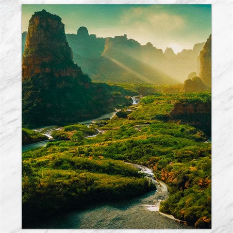 Mountains Trees Forest Canvas 20  x 24  from ArtsNow.com 19.57 x23.15  Canvas - 1