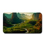 Mountains Trees Forest Medium Bar Mat
