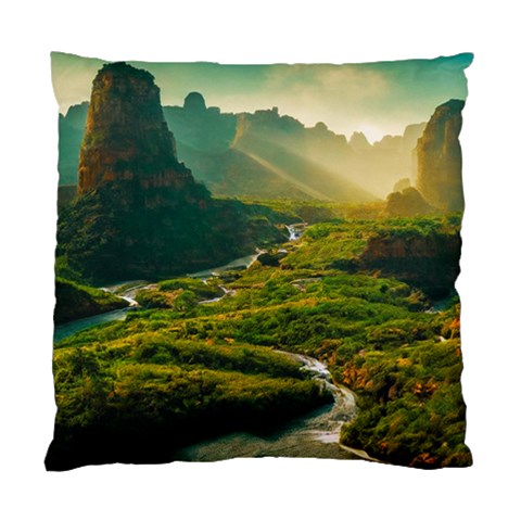 Mountains Trees Forest Standard Cushion Case (Two Sides) from ArtsNow.com Front
