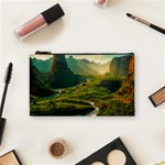 Mountains Trees Forest Cosmetic Bag (Small)