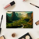 Mountains Trees Forest Cosmetic Bag (Medium)