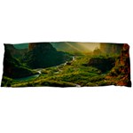 Mountains Trees Forest One Side Body Pillow Cases