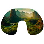 Mountains Trees Forest Travel Neck Pillow