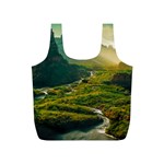 Mountains Trees Forest Full Print Recycle Bag (S)