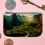 Mountains Trees Forest Large Coin Purse