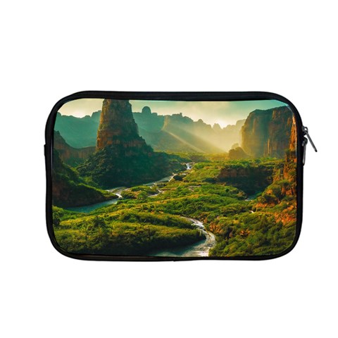 Mountains Trees Forest Apple MacBook Pro 13  Zipper Case from ArtsNow.com Front