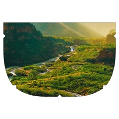 Mountains Trees Forest Make Up Case (Small) from ArtsNow.com Side Left