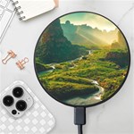 Mountains Trees Forest Wireless Fast Charger(Black)