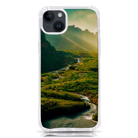 Mountains Trees Forest iPhone 14 Plus TPU UV Print Case from ArtsNow.com Front