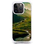 Mountains Trees Forest iPhone 14 Pro TPU UV Print Case