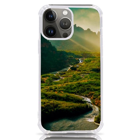 Mountains Trees Forest iPhone 13 Pro Max TPU UV Print Case from ArtsNow.com Front