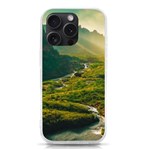 Mountains Trees Forest iPhone 15 Pro TPU UV Print Case