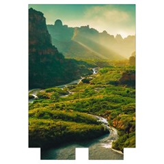 Mountains Trees Forest Automatic Folding Umbrella with Case (Medium) from ArtsNow.com Case