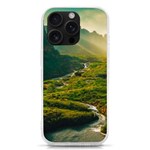 Mountains Trees Forest iPhone 16 Pro TPU UV Print Case
