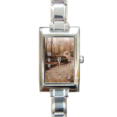 Path Trees Forest Fantasy Rectangle Italian Charm Watch from ArtsNow.com Front