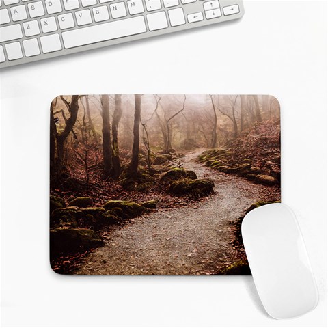 Path Trees Forest Fantasy Small Mousepad from ArtsNow.com Front