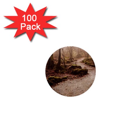 Path Trees Forest Fantasy 1  Mini Buttons (100 pack)  from ArtsNow.com Front